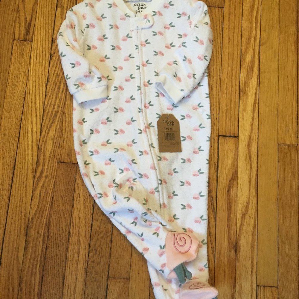 Chickpea brand sleeper flower size 3-6months